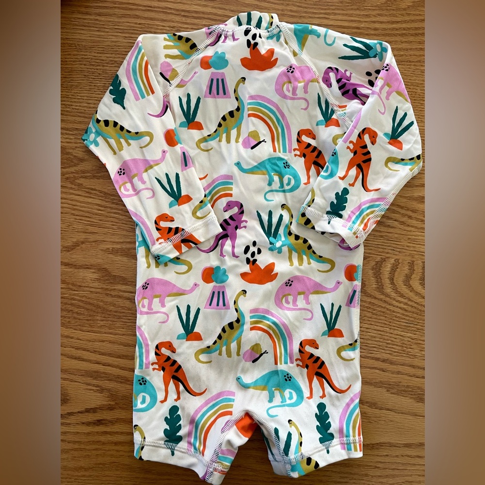 Hanna Andersson dinosaur swim one piece
